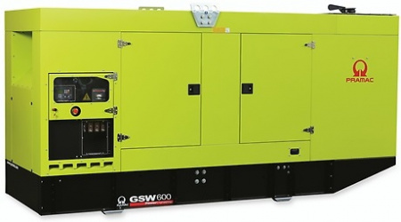 Дизельный генератор Pramac GSW600V в кожухе