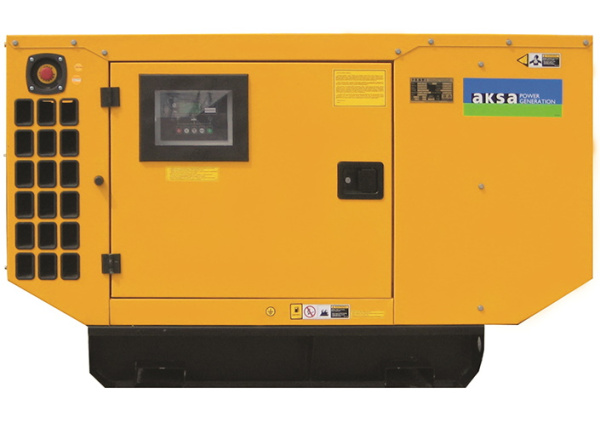 Дизельный генератор Aksa APD14P в кожухе