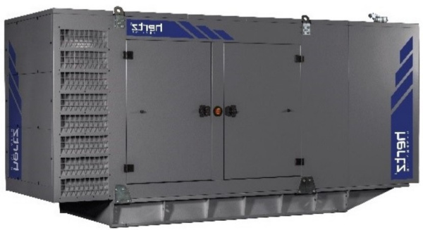 Дизельный генератор Hertz HG 500 PL в кожухе с АВР